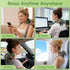 Luxulist Neck Massager for Pain Relief with Heat Deep Tissue Shiatsu Neck and Shoulder Massager Bionic Hand Design
