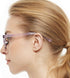 OCCI CHIARI 2 Pack Reader Lightweight Designer Plastic Frame Stylish Reading Glasses for Women (Purple, 2.75)