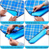 TOCKONIMN 4 Pack Adult Bibs for Men Women Eating Washable - Bib for Reusable Elderly Adults Crumb Catcher Senior