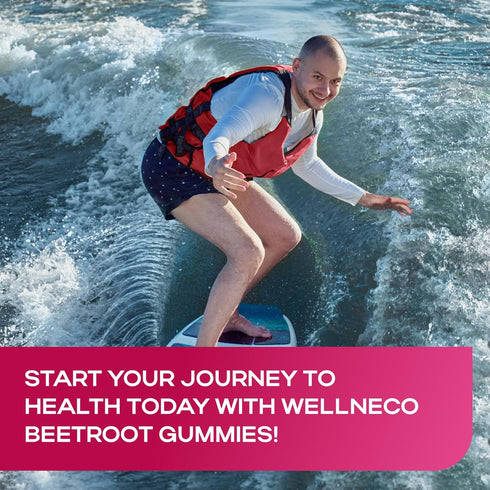 Nitric Oxide Supplements Gummies for Men and Women - Beet Chews with Tart Cherry Extract 4000 mg - Non-GMO, Pectin Based