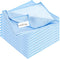 10 Pack Premium Microfiber Glass Cleaning Cloth, 16 Inch x 16 Inch, Streak & Lint Free for Windows and Mirrors