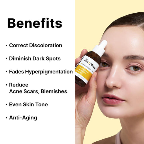 5% Tranexamic Acid Serum with 5% Niacinamide, Dark Spot Correcting Serum for Hyperpigmentation, 1Fl Oz