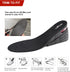 ERGOfoot Height Increase Insoles for Men Women - Adjustable Invisible Shoe Lifts & Height Boosters