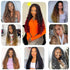 LIYATE Boho Box Braids Crochet Hair for Women - 18 Inch 7 Packs with Curly Ends