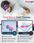 Magic Gel Eye Mask Cold Pack - 2 Pack Cooling Eye Mask for Sleeping, Reusable with Adjustable Strap