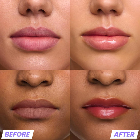 Wonderskin Lip Gloss Blading Top Gloss, Clear Glitter Lip Gloss, Hydrating and High Shine Finish Lip Makeup (Clear