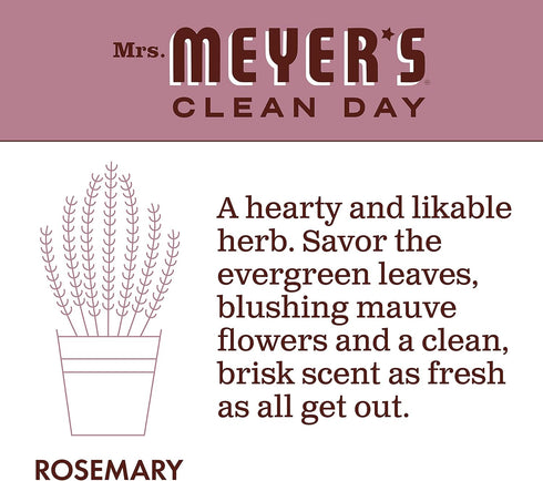 Mrs. Meyer's Clean Day Liquid Dish Soap, 16 Ounce Rosemary Scent (Pack of 2)