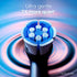 iO2, 3 Oral-B Rechargeable Electric Toothbrush, Cleaning Modes, Automatic Pressure Sensor to Protect Gums, Pure White