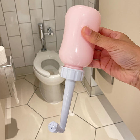 Portable Bidet Bottle | Postpartum Care Water Squeeze Spray for Pain Relief, Tears, Hemorrhoids after Birth + Period