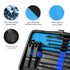 Professional Stainless Steel Nail Clipper Travel & Grooming Kit, 18pcs with Luxurious Case
