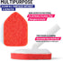 Replacement Scrubber Sponge Head for Extendable Tub Tile Shower Scrubber, Non-Scratch (2X Scrubber Sponge Red)