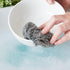 RSVP International Endurance Cleaning Collection - 2 Piece Stainless Steel Scrubbies, Long Lasting, Non-Rusting