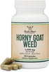Horny Goat Weed for Men and Women, Max Strength Epimedium Std. to 20% Icariins, 1,000mg per Serving, 90 Capsules