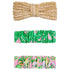 Lilly Pulitzer Hair Barrettes for Women, Assorted Cute Hair Clips/Bow Clips, Fabric Patterned Hairclip Set of 3