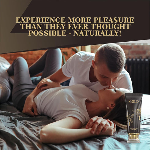 Men's Huge Gold Extra Strength Enlargement Gel for Men Power Enlarge Gel for Increase Size, Thickness, Strength