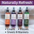 Set 4 pack Aromatherapy Mist Linen, Room & Pillow Spray, of Natural Air Fresheners. Essential oil spray variety