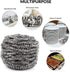 12 Pack Stainless Steel Scourers by Scrub It, Steel Wool Scrubber Pad for Dishes, Pots, Pans, Ovens, Kitchen Cleaning