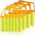 AOCEAN 4 Pcs Blind Cleaner Duster Tool, 7-Finger Handheld Mini Duster Brush for Window and Air Conditioner