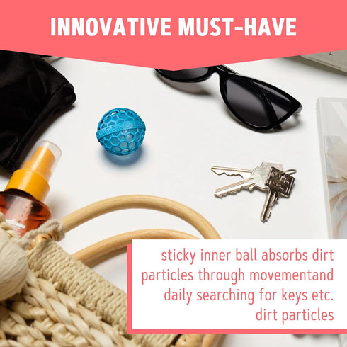 The Clean Ball, Clever Way to Clean Purses, Bags, Backpacks, and School Bags