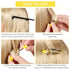 WILLBOND 60 Pcs Short Perm Rods Natural Hair Perming Kit with Elastic Rubber Band Non Slip Plastic Cold Wave (0.28