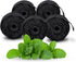 Expandable Floss Treated with Activated Charcoal, Xylitol, Natural Plant Based Wax, Refreshing Mint Flavor - Pack of 5