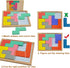 PHIELEY 8 Wooden Tiles Matching Dementia Activities for Seniors, Easy Memory Games for Alzheimers Patients, Cognitive