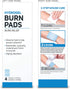 Care Science Hydrogel Sterile Burn Dressing Bandage Pads for Burn Relief, 4 ct | Instant Cooling Relief for Minor Burns