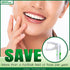 VeriFloss Dental Flosser with 10 Head Refill, Ergonomic Design for Adults & Kids, Reusable Floss Picks Cleaning Kit