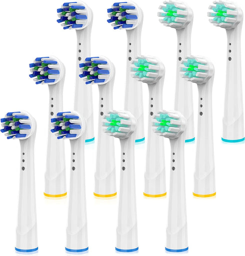 Replacement Toothbrush Heads for Oral B Braun - 12 Pack Professional Electric Brush Heads Compatible