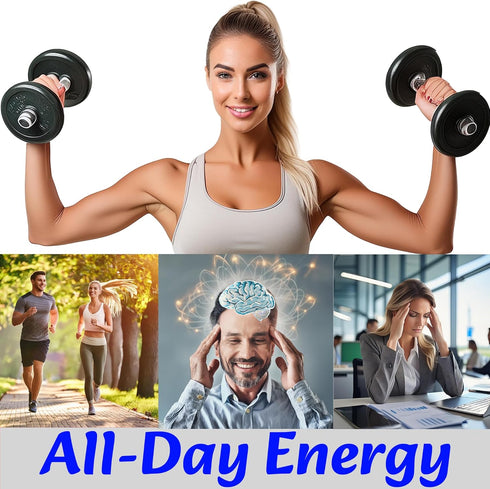 Energy Patches (30 Pack), Plant-Based, Water-Resistant, Natural Ingredients for Focus, Mood & Energy, Vitamin B12,