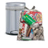 Ultrasac 13 Gallon Clear Drawstring Trash Bags, 0.69 MIL, 24" x 27", Pack of 60 for Home, Kitchen, Bathroom