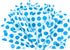 Flexicore Packaging Turquoise Polka Dot Gift Wrap Tissue Paper, 15 Inch X 20 Inch, 10 Sheets for DIY Craft, Art,