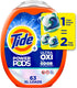 Tide Ultra OXI Power PODS, 63 Count, with Odor Eliminators for Visible and Invisible Dirt