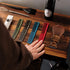 Large Barber Brush Neck Duster, Soft Professional Hair Sweep Brush with Natural Fiber Wooden Handle