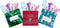 3 Menstrual All-in-One Kits - Assorted Colors, Convenience on The Go, Individually Wrapped Feminine Hygiene