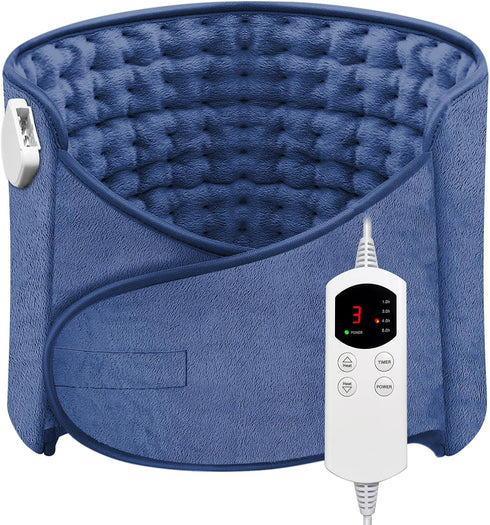 misognare Heat Pad for Back Pain Relief Electric Heating Pads with 6 Temperatures