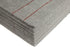 Microfiber Towel, Silver with Red Stripes, 16 by 16 Inches, Pack of 12