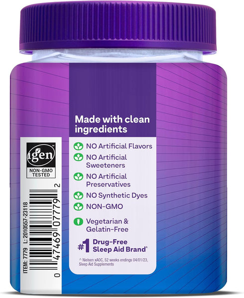 Natrol Sleep+ Calm Melatonin Gummies for Adults, Strawberry Flavor, 60 Gummies, 30 Day Supply