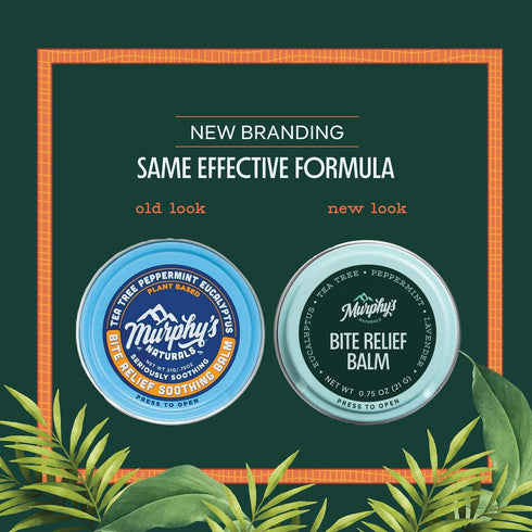Murphy’s Naturals Insect Bite Relief Balm, Travel-Friendly, Soothes Bug Bites, Plant-Based Oil, 0.75oz