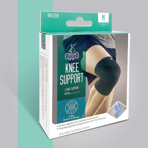 Medical RK200 Knee Compression Sleeve for Men Women - Knee Brace for Daily Activities, Running, Hiking, Basketball