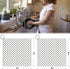 2Pack Cast Iron Scrubber - Stainless Steel Chain Mail Scrubber for Dutch Oven, Carbon Steel Wok, Grill Pan Cleaning Tool
