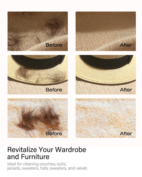 VASSON Clothes Brush, Pure Horse Bristle Garment Brush Removes Lint, Pet Hair, and debris from Jackets, Hats, Hoods