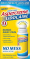 Aspercreme 4% Lidocaine No Mess Applicator - 2.5 Ounce (Pack of 3)
