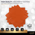100 Pack Orange Beverage Napkins, 2 Ply Big Party Pack, Ideal for Wedding, Party, Birthday, Dinner, Lunch, Cocktails