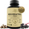 Resveratrol Supplement with Quercetin & Grape Seed | 850mg for Blood Pressure & Heart Health, 60 Capsules