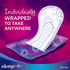 Always Radiant Unscented Pantiliners, Regular, 48 Liners (Pack of 2)