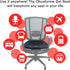 ObusForme Gel Seat Cushion Memory Foam Seat Cushion and Posture Support, Contoured Ergonomic Design for Soothing