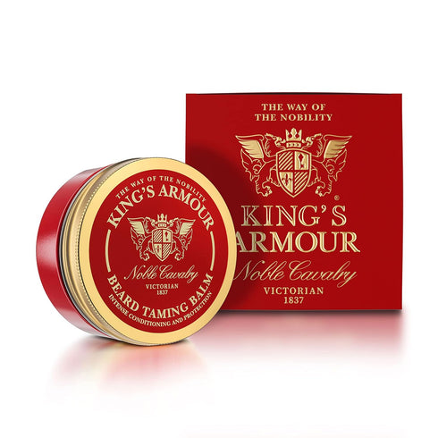 King’s Armour Beard Balm (1.69 oz) – Natural Beard Balm for Men with Argan, Jojoba, Softens and Grooms Beards