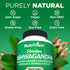 Nutrivein Organic Ashwagandha Capsules 1600mg with Black Pepper Extract - 120 Vegan Pills for Stress Relief & Immune