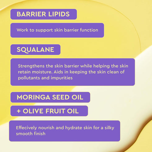 BYOMA Milky Oil Cleanser - Hydrating Facial Cleanser for Skin Barrier Repair, Tri-Ceramide Face Wash for Sensitive Skin